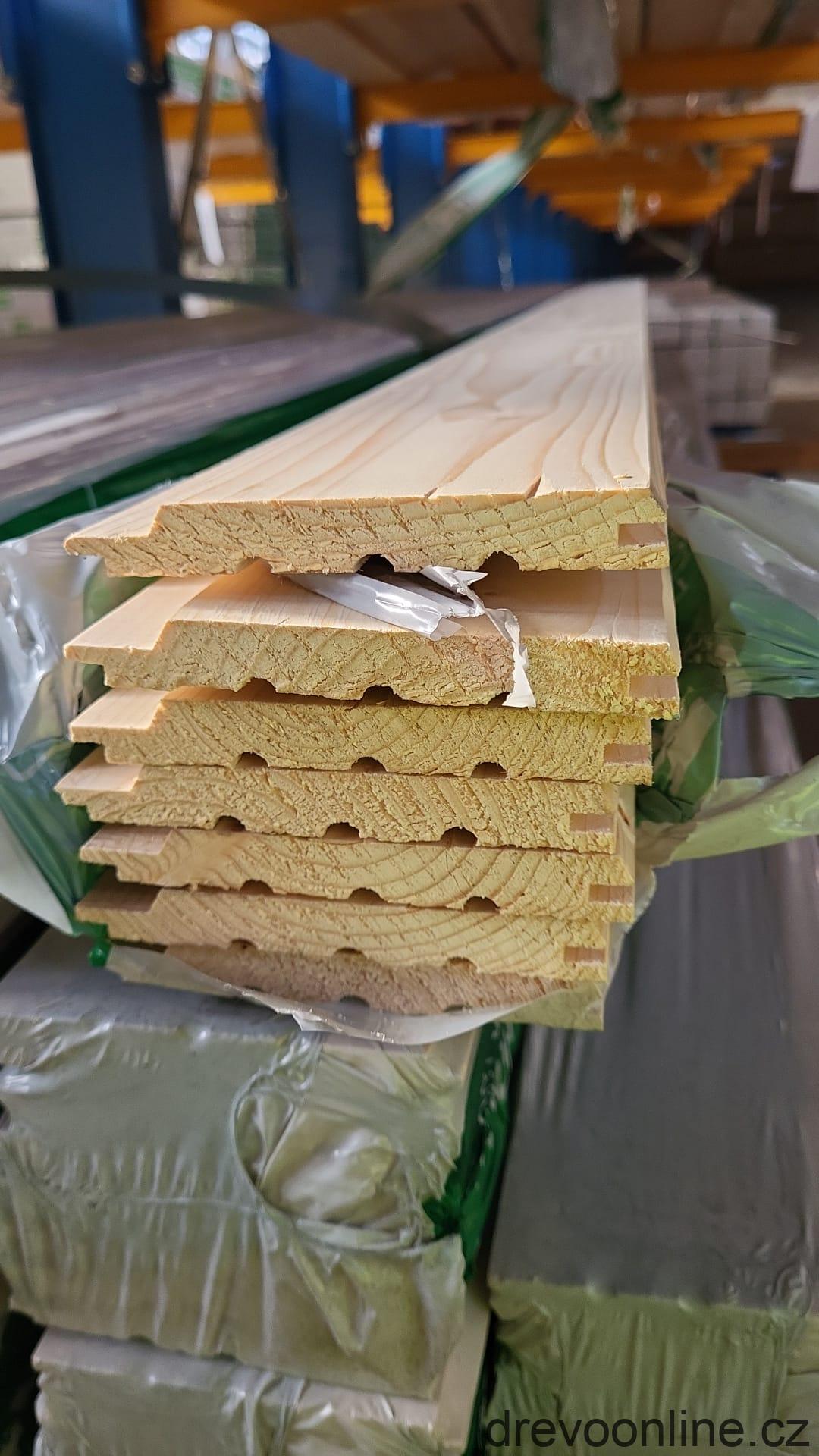 Palubka obkladová smrková tatran A/B, 19x146x4 000mm, (3,504)/bal)